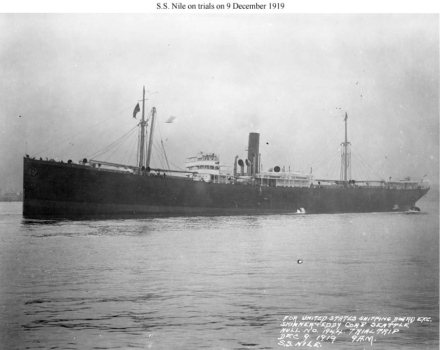 S.S. Nile (Design 1079)