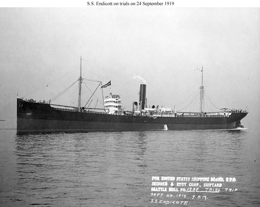 S.S. Endicott (Design  1105)
