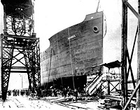 S.S. Ashbee ready for launching (Design 1012)
