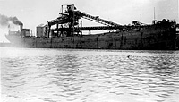 S.S. Lake Frugality (Design 1093) as a barge