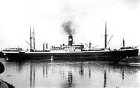 Dutch cargo ship Tjikembang, which was USS Tjikembang in 1918-19