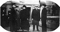 Photo # NH 103172: President and Mrs. Wilson on board USS George Washington, circa December 1918 - March 1919