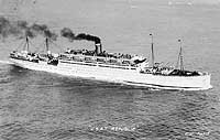 Photo # NH 105094: USAT Republic underway at sea, circa the 1930s