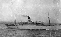 Photo # NH 105235:  S.S. Tivives before World War I