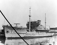 USS Canonicus (MMA 12) circa the late 1950s