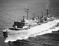 USS Samuel Gompers (AD-37) on 24 November 1968
