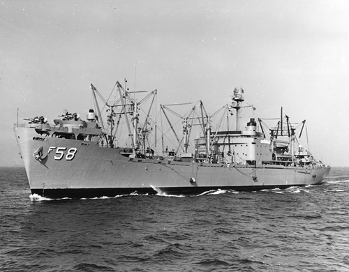 USS Rigel (AF 58) circa 1956.