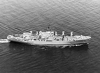 USS San Jose (AFS 7) on 28 September 1985
