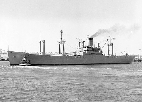 USNS Flyer (T-AG 178) possibly on 12 October 1971.