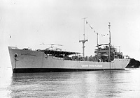 USNS Sgt Curtis F Shoup (T-AG 175) circa December 1963