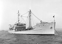  USNS T-AKL-25, later USS Banner (AGER 1), between 1950 and 1952