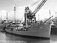  USNS T-AKL-25, later USS Banner (AGER 1), between 1950 and 1952