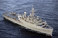 USS Coronado (AGF 11) on 2 August 1998