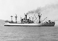 USNS Pvt Joe E Mann (T-AK 253) in the 1950s