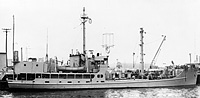 USNS Range Recoverer (T-AGM 2) circa 1962
