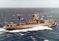 USNS Range Tracker (T-AGM 1) circa 1965