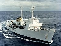 New Zealand oceanographic ship Tui