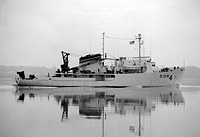 USNS James M Gilliss (T-AGOR 4) circa December 1962