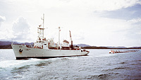 USNS Lynch (T-AGOR ) on 9 October 1990