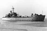 USS Graham County (AGP 1176) on 29 January 1973