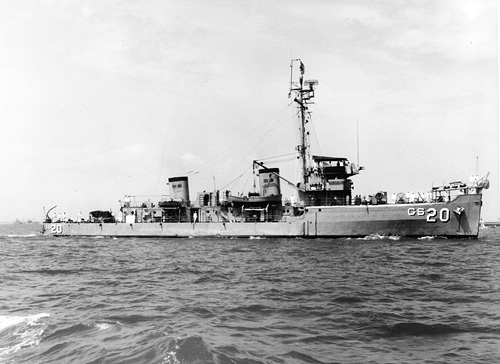 USS Prevail (AGS 17) on 5 August 1953.