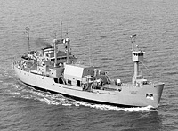 USNS Mizar (T-AGOR 11) in October 1970