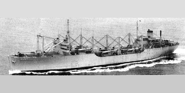 USNS Pvt Leonard C Brostrom (T-AK 255) before her heavy lift conversion.