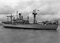 USNS Sgt Andrew Miller (T-AK 242) on 14 November 1963