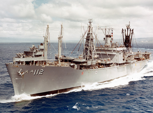 USS Tulare (AKA 112) in 1966 (possibly 10 September).