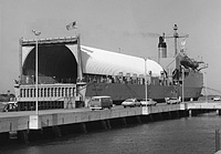 USNS Point Barrow (T-AKD 1) on 31 March 1970