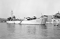USS Proton (AKS 28) in April 1953