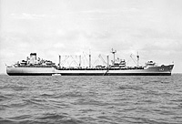 USS Neosho (AO 143) on 17 May 1955