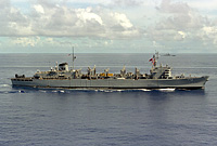 USS Camden (AOE 2) on 1 August 1987