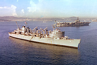 USS Detroit (AOE 4) on 12 November 1979