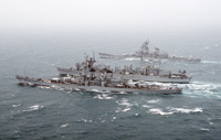 USS Sacramento (AOE 1) on 8 August  1991