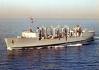 USS Kansas City (AOR 3) in 1971-76