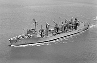 USS Kansas City (AOR 3) on 1 August 1984