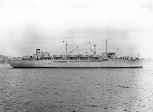 USNS Marine Phoenix (T-AP 195) ca. 1956.