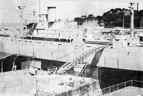 USS DuPage (APB 51) as offered for sale in 1960.