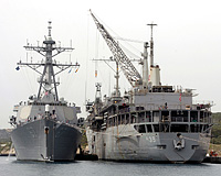 USS Emory S Land (AS 39) on 26 March 2004