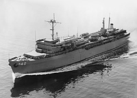 USS Frank Cable (AS 40) in September 1979