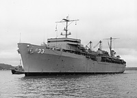 USS Simon Lake (AS 33) circa 1965