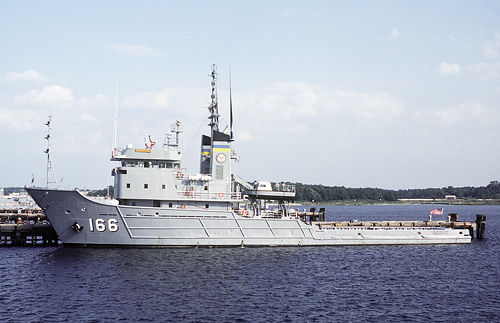 USNS Powhatan (T-ATF 166) on 5 October 1983.