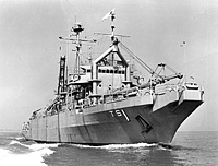 USS Edenton (ATS 1) in 1970