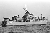 Norwegian Vidar (LSM 493) on 7 November 1952